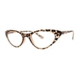 thumbnail image 1 of Lunettes de Lecture Classiques Emblématiques et Tendance à Oeil de Chat Ajustées Tortue +1,75, 1 of 4