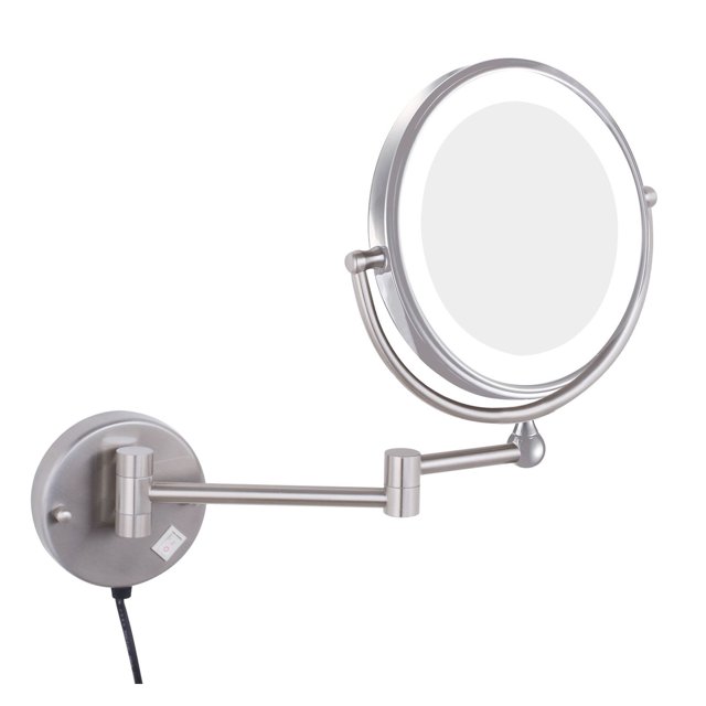 Personal Makeup Mirrors 10X Lighted Makeup Mirror Makeup Mirror With Lights Bathroom Mirror ,Widely Use