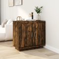 thumbnail image 1 of vidaXL Sideboard Smoked Oak 80x40x75 cm Engineered Wood, 1 of 5