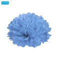 thumbnail image 3 of Unique Bargains 6' Tissue Pom Poms Paper Flowers Ball Wedding Party Decoration, Lake Blue 10 Pack, 3 of 6
