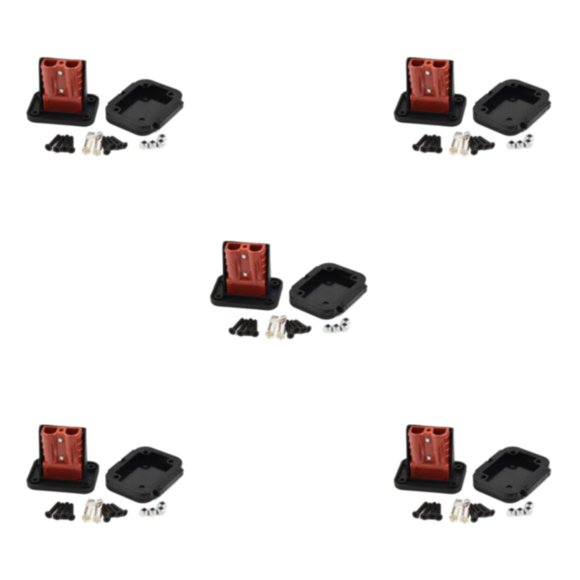 Decodeary Black Bracket Panel Cover Plug Plug For Plug Panel Cover Plug 5Set