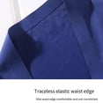 thumbnail image 4 of stanreset Culotte Taille Basse pour Femmes String Sans Couture Finition Soignée Élasticité Vêtements de Nuit Rouge G, 4 of 6