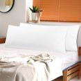 thumbnail image 1 of PiccoCasa 2 Pcs Body Pillowcases Microfiber Envelope Long Pillowcover, Standard White, 1 of 7