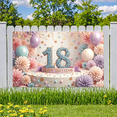 thumbnail image 1 of Decorative Design Birthday Party Banner Balloon Decoration Banner for Birthday Party Indoor Decoration Event Celebration, 1 of 5