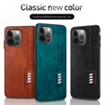 thumbnail image 2 of TONDAR Fashion Leather Texture Shockproof Case Ultra Light Back Cover for iPhone 13 Pro (Green), 2 of 8