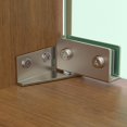 thumbnail image 4 of Lefu 2Pcs Non-perforated Glass Door Hinge Display Cabinet Glass Cabinet Hinge Side, 4 of 9