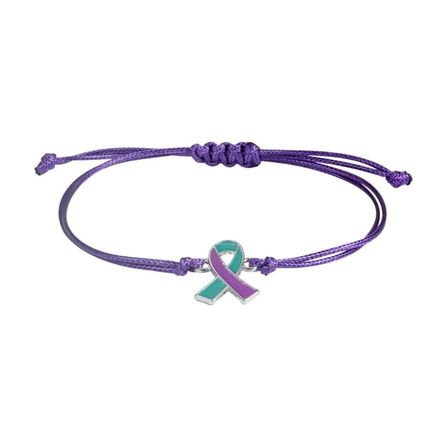 Advocate The Bracelet For Womens Health Ribbon Bracelet Breast Illness Awareness Day Pull-Out Hand Chain Holiday Gift