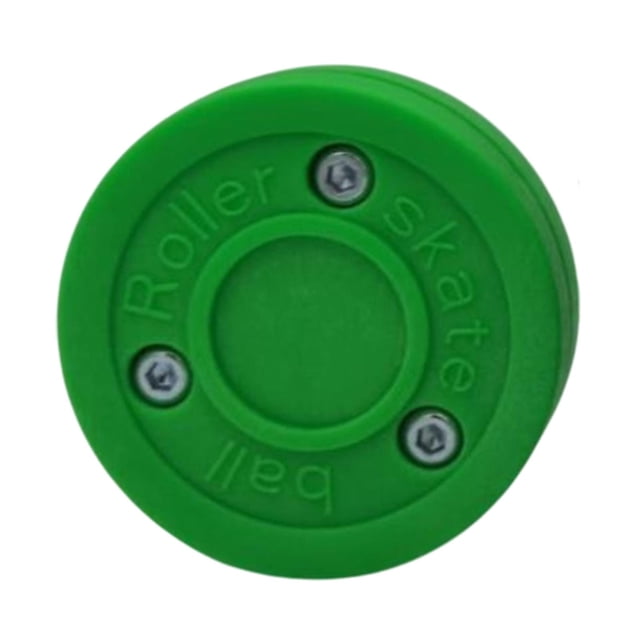 S SERENABLE Rondelle de Hockey à Roulettes Pratique Cadeau Rondelle d'Entraînement pour Jeu Entraînement Compétition Vert