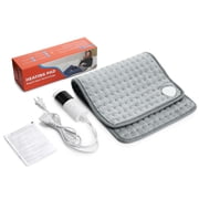 Electric Heating Pad under $5! CQCYD Household Multi-Function Electric Heating Pad, 9 Temperature Settings Warming Blanket, Portable Heat Therapy for Office Home Use