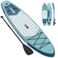 thumbnail image 1 of Garvee Inflatable Stand-up Paddle Board, 10.6' x 32'' x 6'', Manual Pump, Camera Mount, Green, 1 of 8