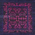 thumbnail image 1 of Ahgly Company Indoor Square Abstract Purple Abstract Area Rugs, 4' Square, 1 of 6