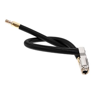 SHINYPASING Car Inflator Extension Tube Inflator Tube with Chuck Black 1Set for Bike Riders
