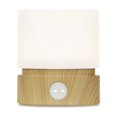thumbnail image 1 of Timer Night Light, Small LED Bedroom Light, Bedside Table Lamp, Children's Night Light, Baby Breastfeeding, Wood Grain, Dimmable, Battery Powered, Warm Mood Light Color, 1 of 5