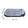 thumbnail image 3 of Vaidha Dog Beds For Medium Dogs Washable Dog Bed Comfortable And Breathable Pet Bed Rectangle Warming Dog Bed For Medium Dogs, 3 of 4