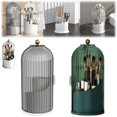 thumbnail image 1 of Concealed Toothbrush Holder, 360 Rotating, Black+Green, PP+ABS, Bath, 1 of 8