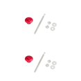 thumbnail image 4 of Ruiboury Lightweight Hood Lock For Car Modification Security Sleek Affordable red DP17-32 2Set, 4 of 6