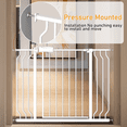 thumbnail image 4 of 48-57" Extra Wide Pet Gate for Doorway, Pressure-Mounted Dog Gate, 4 of 7