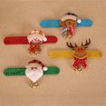 thumbnail image 2 of 4 Pcs Bracelet Claque de Noël Mignon Assorti Lumineux Bracelet de Fête Bande Claque, 2 of 10