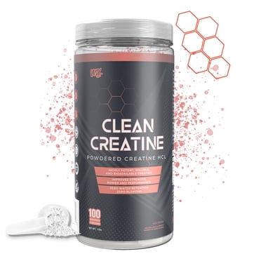 VNDL Project Poudre de Créatine HCl - Créatine Chlorhydrate Pure pour Hommes et Femmes - Croissance Musculaire, Développement de la Force et Récupération de la Performance Athlétique - Supplément Végétarien - 150 g