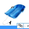 thumbnail image 4 of Snowboard Toboggan Grass Sliding Snow Sledge Wear Resistant Snow Scooter Balance Blue, 4 of 8