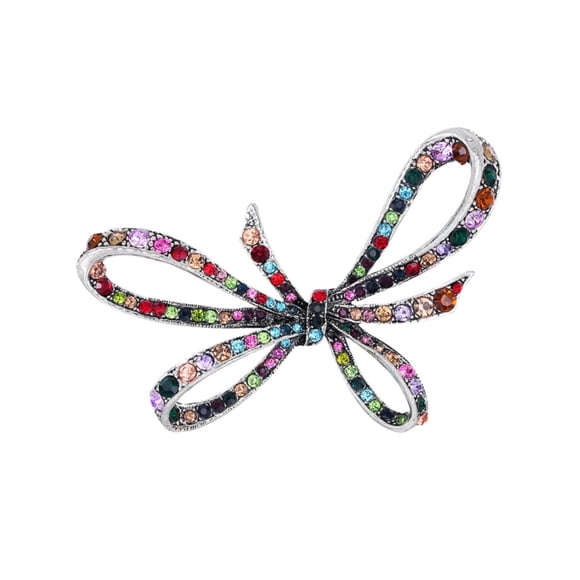 Hearth & Gear Épingle à Perçage Complet Nœud Alliage Couleur Perceuse Corsage Personnalité Accessoire de Vêtements Broche Épingle Métallique Dos pour Chapeaux Épingles de Dos pour Perles et Strass pour Artisanat Châle et Pinces Verrouillage d'Épingle