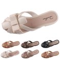thumbnail image 2 of Ketyyh-chn99 Sandales pour Femmes Chaussures de Marche Femmes Femmes Sandales d'Été Mode Simple Couleur Unie Confortables Talon Carré Talon Épais Bout Rond Sandales à Enfiler (Rouge, 7), 2 of 5