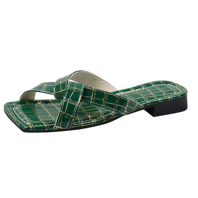 B91xZ Sandals for Women Recovery Slide Sandals Shower Slides Shoes,Green 8