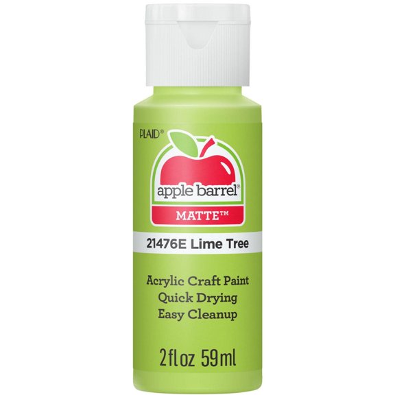 Peinture acrylique mate Apple Barrel Colors, 2 fl oz (59 mL), Vert tilleul