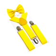 thumbnail image 2 of TISHITA Bretelles pour Enfants Nœud Ajustable Orthèse en Y pour Costume de Danse de Mariage Jaune, 2 of 8