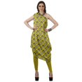 thumbnail image 1 of Moomaya Robe Kurti à une Épaule Imprimée pour Femme, Sans Manches, à Col Bénitier, Style Bohème, Tenue de Soirée de Designer, 1 of 7