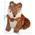 thumbnail image 2 of Artificial Straw Squirrel/Fox Ornaments Village Style Easter Animal For Garden Home Decor, 2 of 13