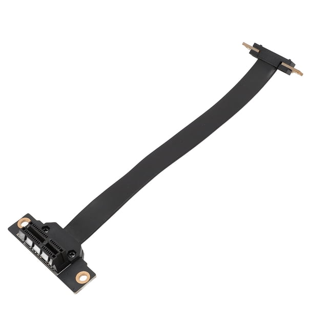 PCIe 3.0 X1 Riser Cable, 8Gbps High Speed, Dual 90 Degree Right Angle Extension Cable, for Sound Card, Capture Card, Card, Card, Data Card, Graphics Card