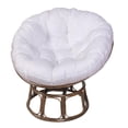 thumbnail image 3 of Coussin de Chaise Hamac, Coussin Rond, Coussin d'Assise Oreiller, Coussin de Chaise Oeuf Suspendue pour Chaise Oeuf Chaise Hamac, Chaises Balançoire Intérieur Ou Extérieur Blanc, 3 of 10