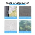 thumbnail image 4 of COFEST Window Screen Repair Tape, Screen Rrepair Kit for Windows Or Doors Screen Repair, Strong Adhesive Screen Patch Repair Kit Fiberglass Screen Tape Mesh Grey, 4 of 8