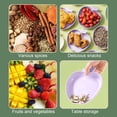 thumbnail image 4 of 5-Piece Wheat Straw Plates Set Eco Stackable Dinnerware Dishwasher Safe Plant Fiber Dinner Plates, 4 of 6