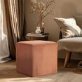 thumbnail image 2 of Meridian Furniture Roy Cognac Ottoman/Stool, 2 of 8