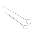 thumbnail image 4 of Baohd Stainless Steel Crochet Hook Portable Hand Held Ergonomic Professional Reusable Sewing Shop Weaving Needles Tool Long and Short 5Set, 4 of 6