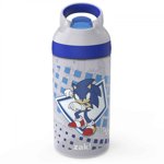 Sonic Le Hedgehog 16 oz Bouteille d'eau en plastique réutilisable