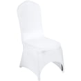 thumbnail image 1 of KFFKFF 50 PCS White Chair Covers Spandex Chair Cover for Wedding Party, 1 of 9