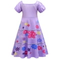thumbnail image 2 of HAWEE Enfants Encanto Mirabel/Luisa Madrigal/Pepa Robe de Princesse Cosplay Filles Manches Courtes Costume, 2 of 5