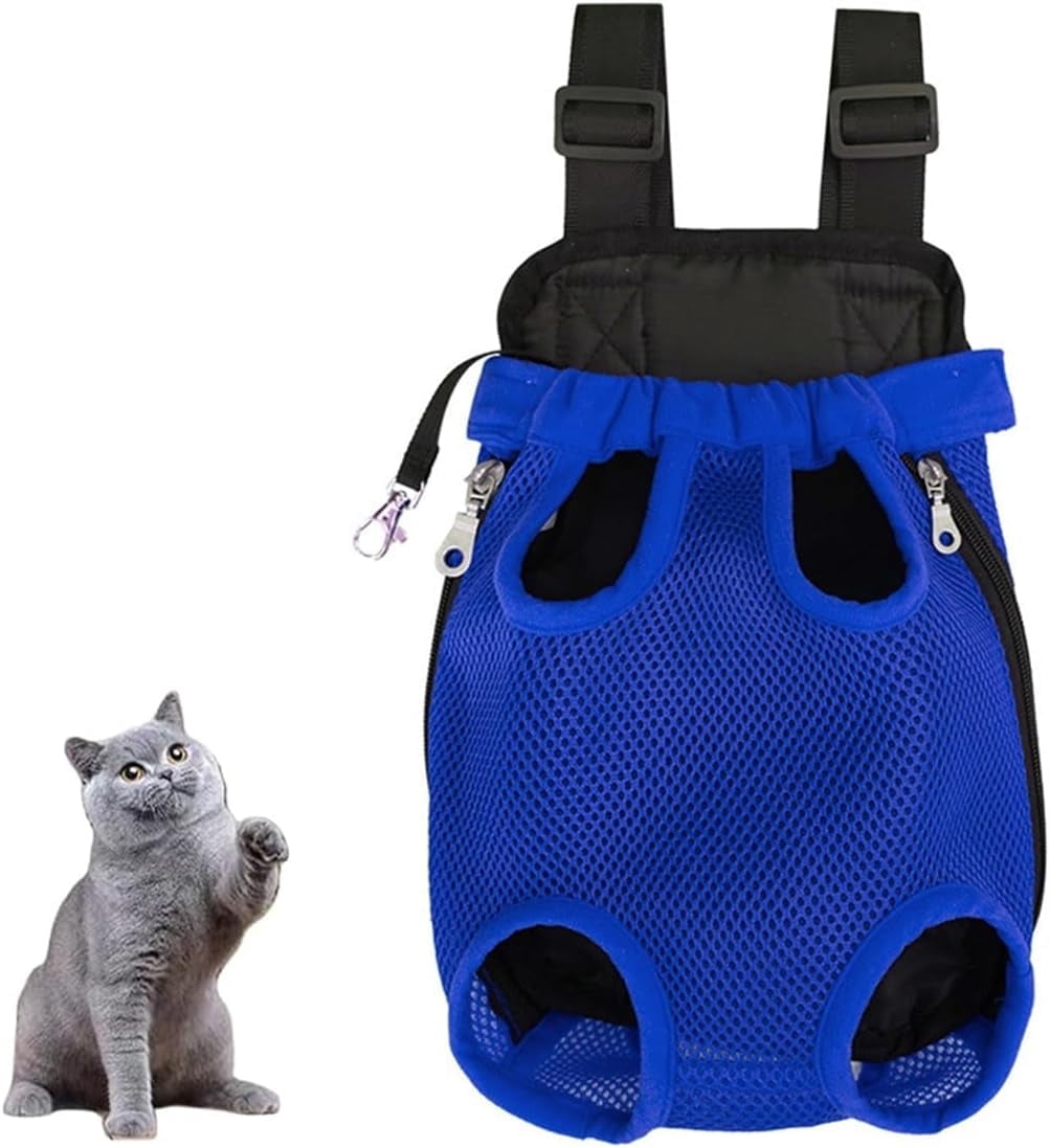 Tingzi Cat Carrier, Portable Pet Carrier Backpack, Adjustable Pet Front Cat and Dog Carrier Backpack for Hiking and Riding