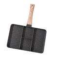 thumbnail image 1 of Grill Pans, Maifan Stone Coating Aluminum Non Stick Multifunctional 4 Section Breakfast Pan, 1 of 8