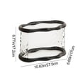 thumbnail image 3 of Multi-Tier Acrylic Storage Rack for Cosmetics and Perfumes, 27.5×17×17 cm, Clear Plastic Organizer with Non-Slip Base for Bathroom, Vanity, or Desk, 3 of 6