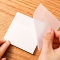 thumbnail image 1 of EGNMCR Home Decor, Room Decor, Wall Decor Brief Transparent Stick Notes Can Tear Stick Notes Transparent Small Notebook Learning Office Note Take Can Be Pasted Stick Note Paper Plast ic Sticky Notes, 1 of 6