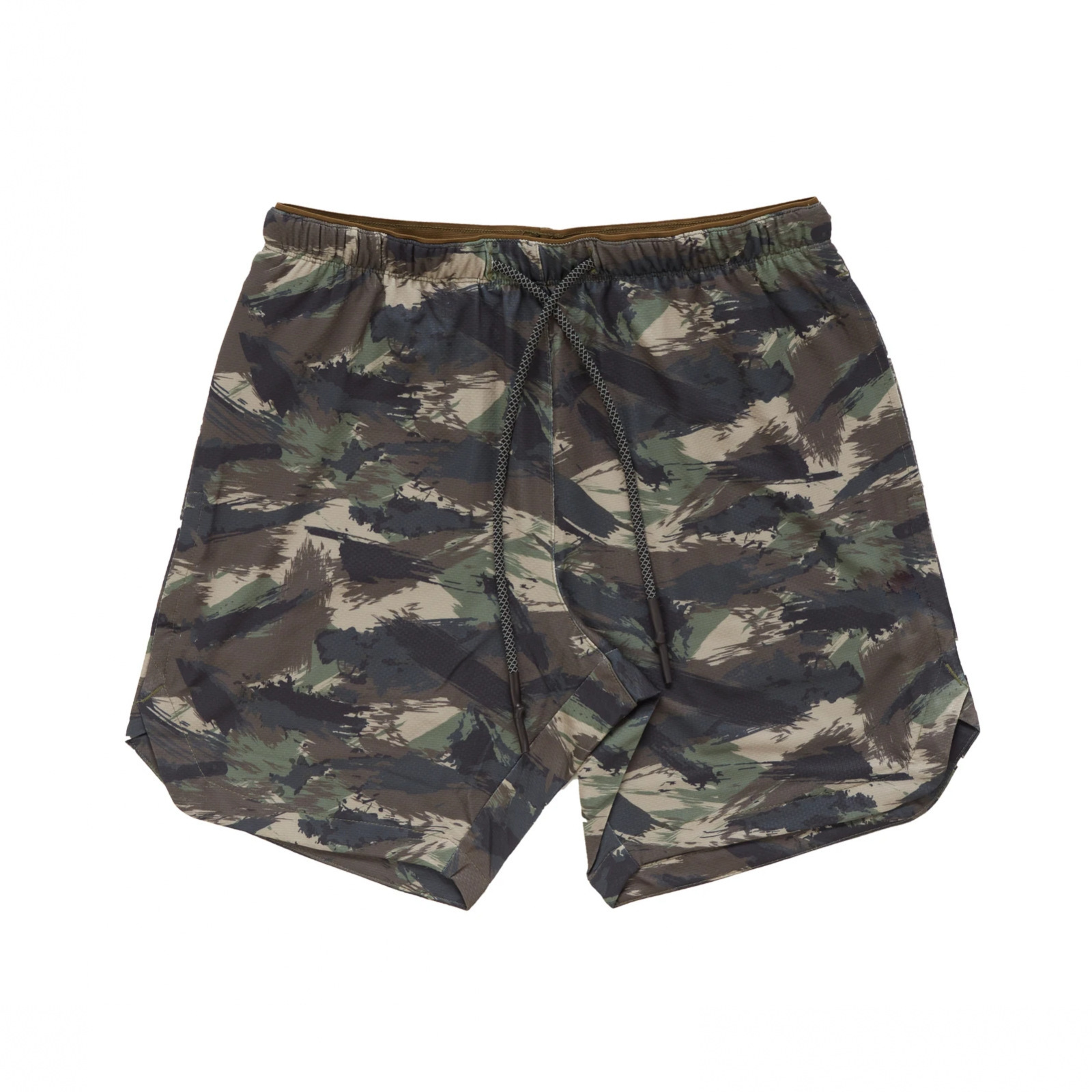 Kmbangi Men's Camouflage Print Elastic Waist Sports Pants with Drawstring