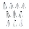 thumbnail image 2 of Amdohai Stainless Steel Cake Decorating Supplies Cake Turntable 10PCS/Set DIY Cream Tools, 2 of 7