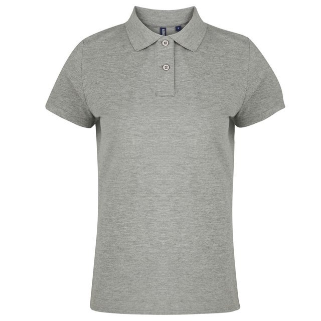 Asquith & Fox Womens Plain Short Sleeve Polo Shirt