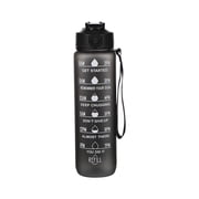 Rbaofujie Water Bottle Motivational Water Bottle with Time Marker 32oz Squeezing Ejection Opening Bpa with Leakproof Wide Mouth and Fast Water Flowing for Outdoor Sport Hot Water Bottle