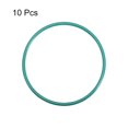 thumbnail image 2 of Fluorine Rubber O Rings, 60mm OD, 55.2mm Inner Diameter, 2.4mm Width, Seal Gasket Green 10 Pcs, 2 of 3
