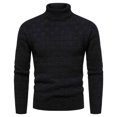 thumbnail image 2 of IROINNID Chandail à Col Rond pour Hommes Manches Longues Mi-Long Couleur Unie Chandail Chaud Automne et Hiver Bas de Chandail, 2 of 8